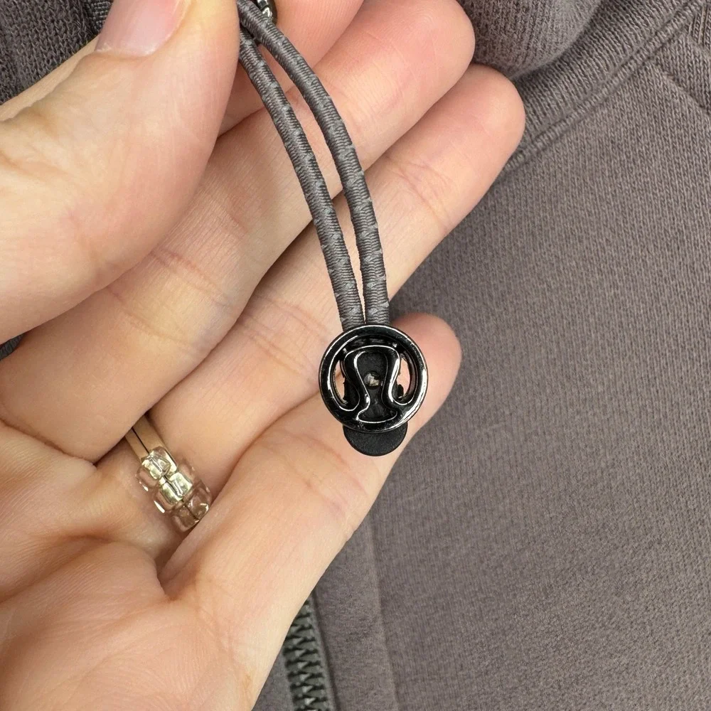 Lululemon Scuba Oversized Full Zip Hoodie Lunar Rock Medium Large Athleisure